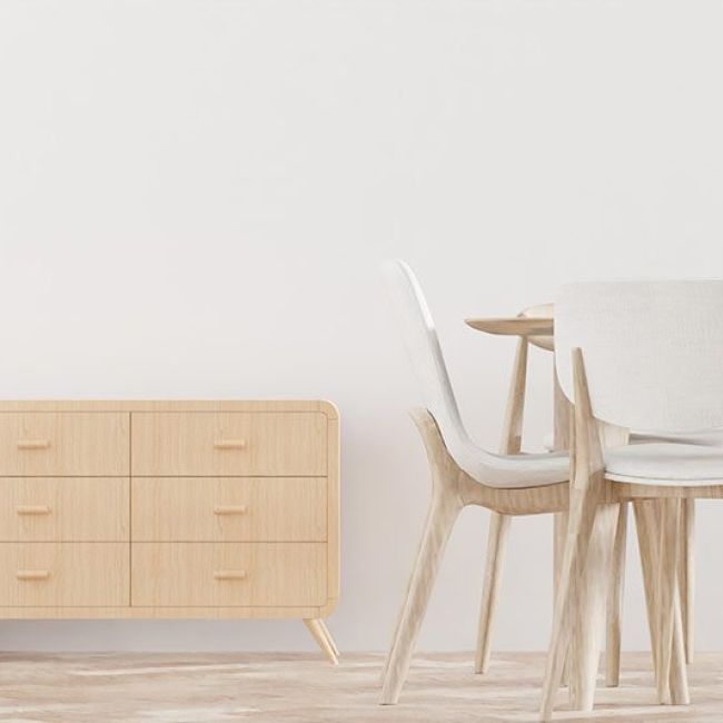 Muebles de bambú artesanos