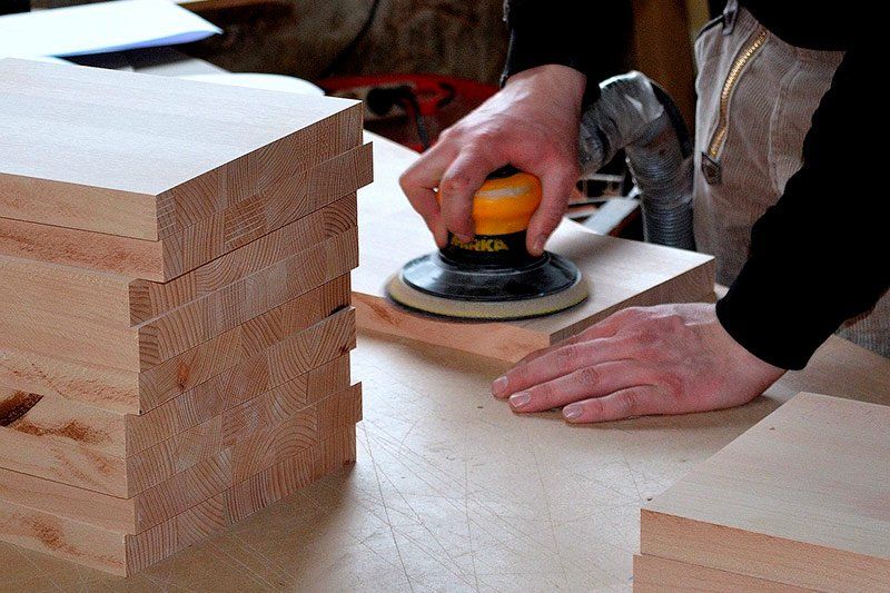 tableros de madera artesanos